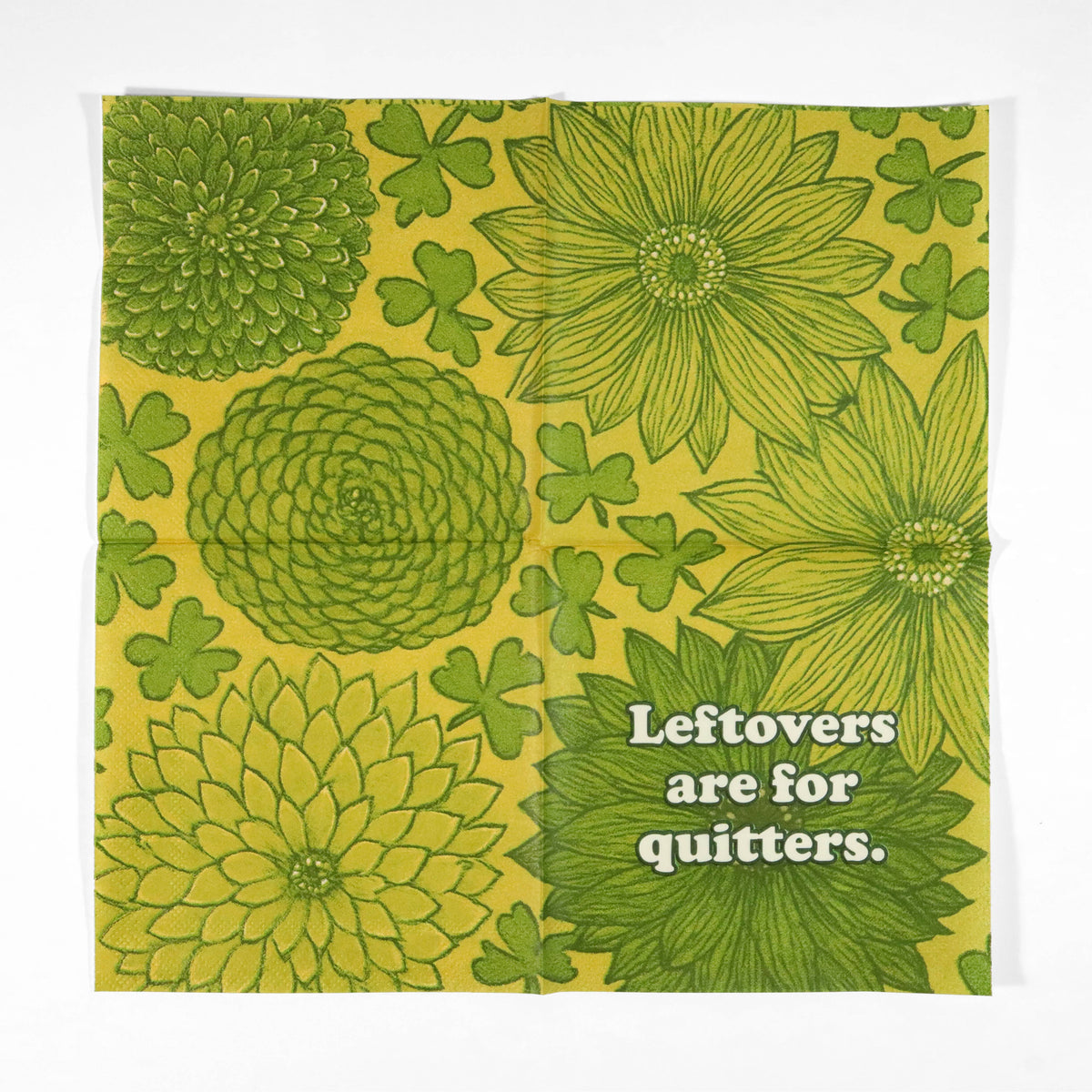 Leftovers Are for Quitters Cocktail Napkins