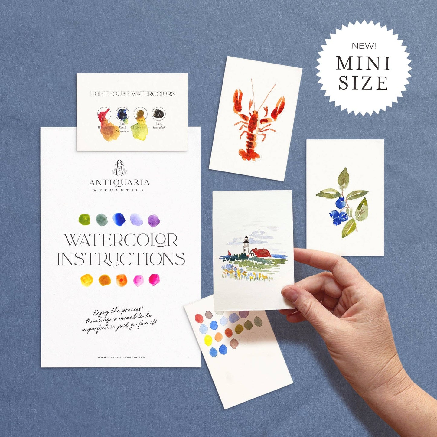 Mini Watercolor Lighthouse Painting Kit