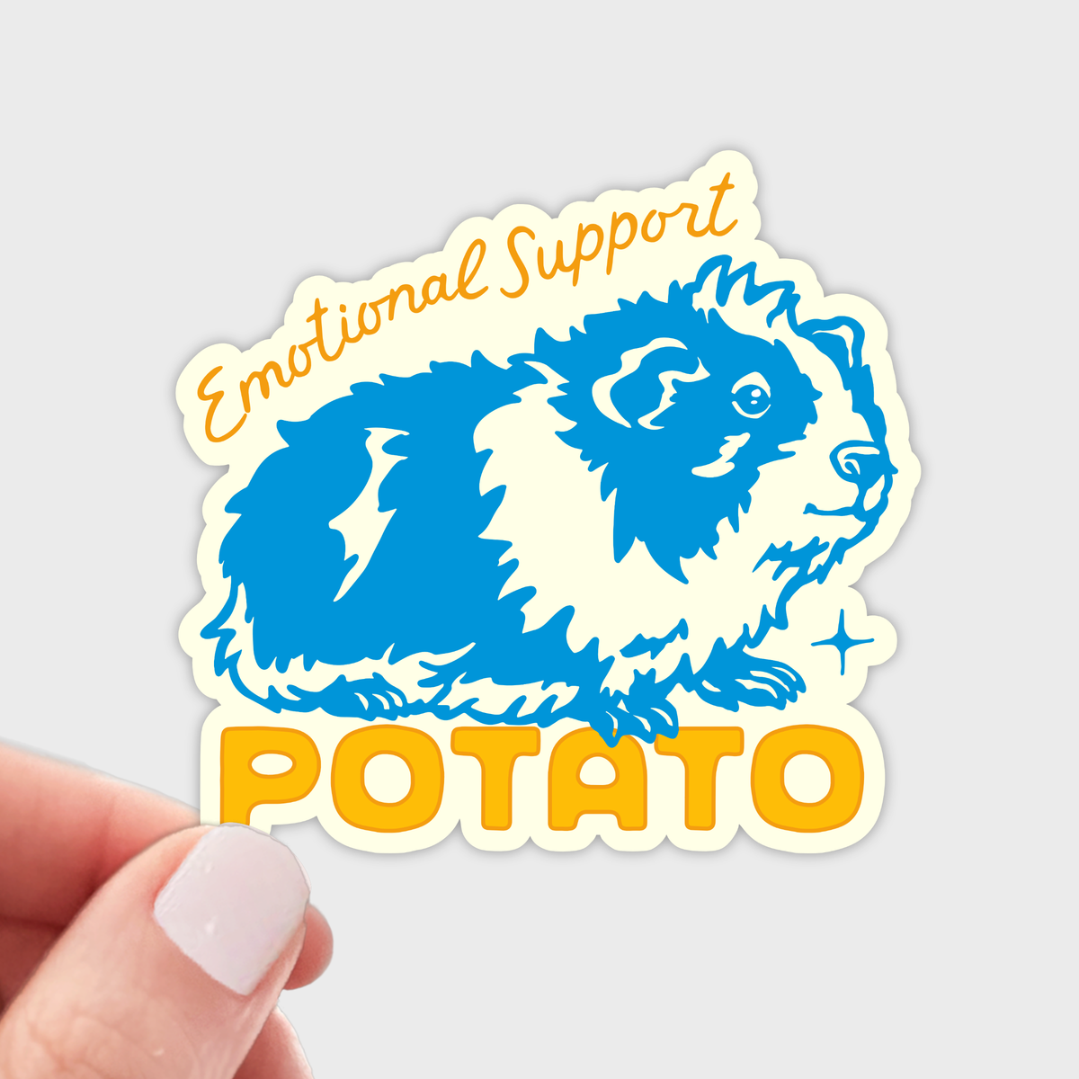 Cute Guinea Pig Vinyl Sticker