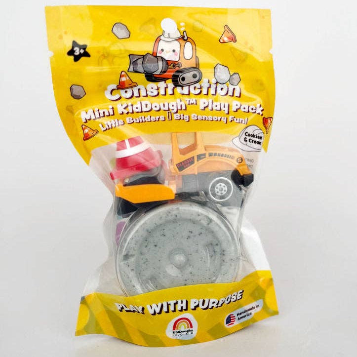 Construction Mini Play Pack – Construction Sensory Play Dough Kit