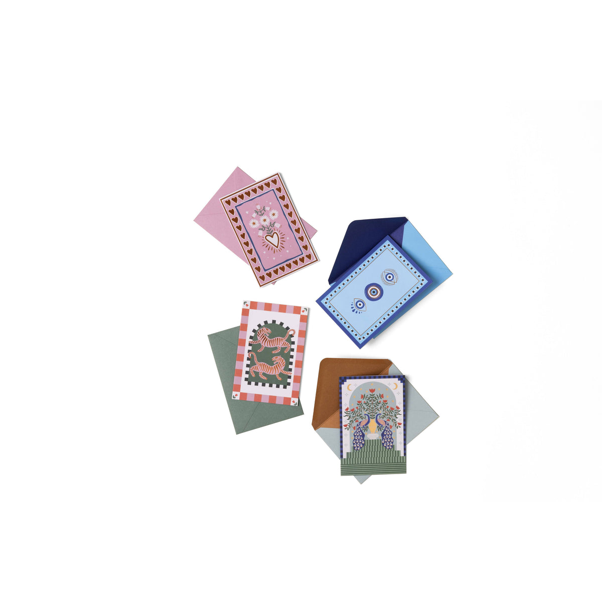 Assorted Notecards Set | 16-Count Boxed Stationery