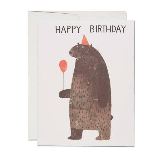 Party Bear Greeting Card