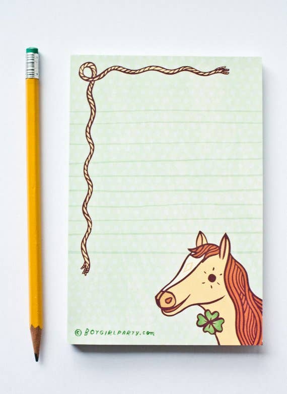 Horse To-Do List Notepad | Equestrian Stationery