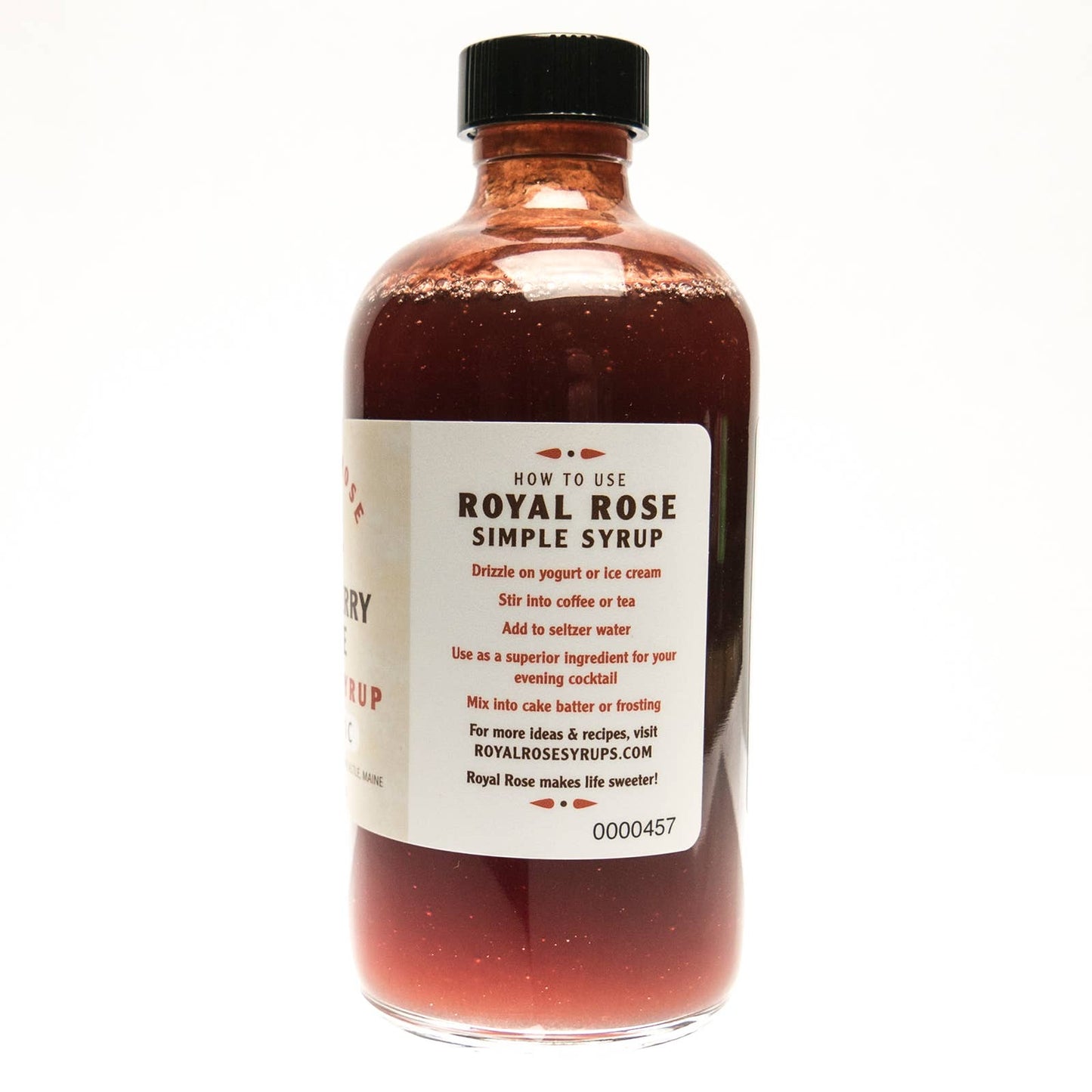 Cranberry Spice Organic Simple Syrup