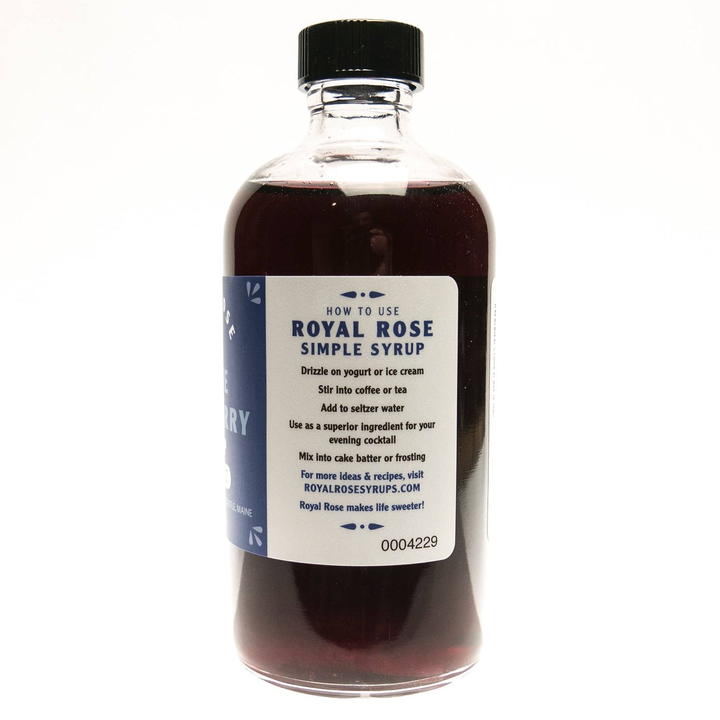 Blueberry Organic Simple Syrup