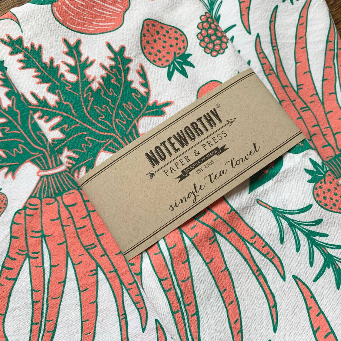 Fruit & Veggies Tea Towel