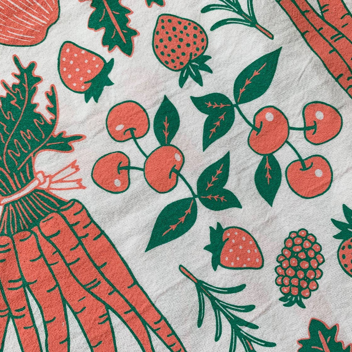 Fruit & Veggies Tea Towel