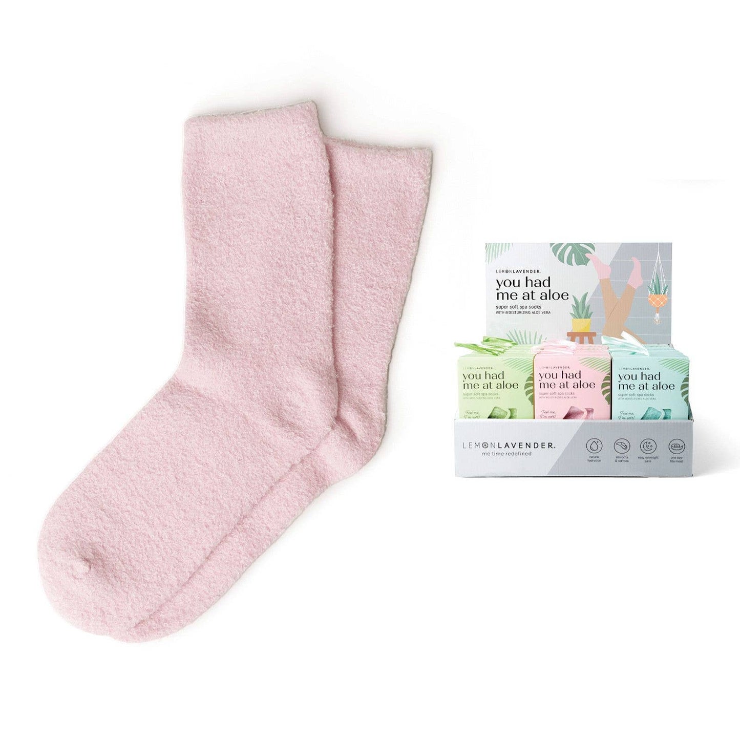 Aloe Super Spa Socks