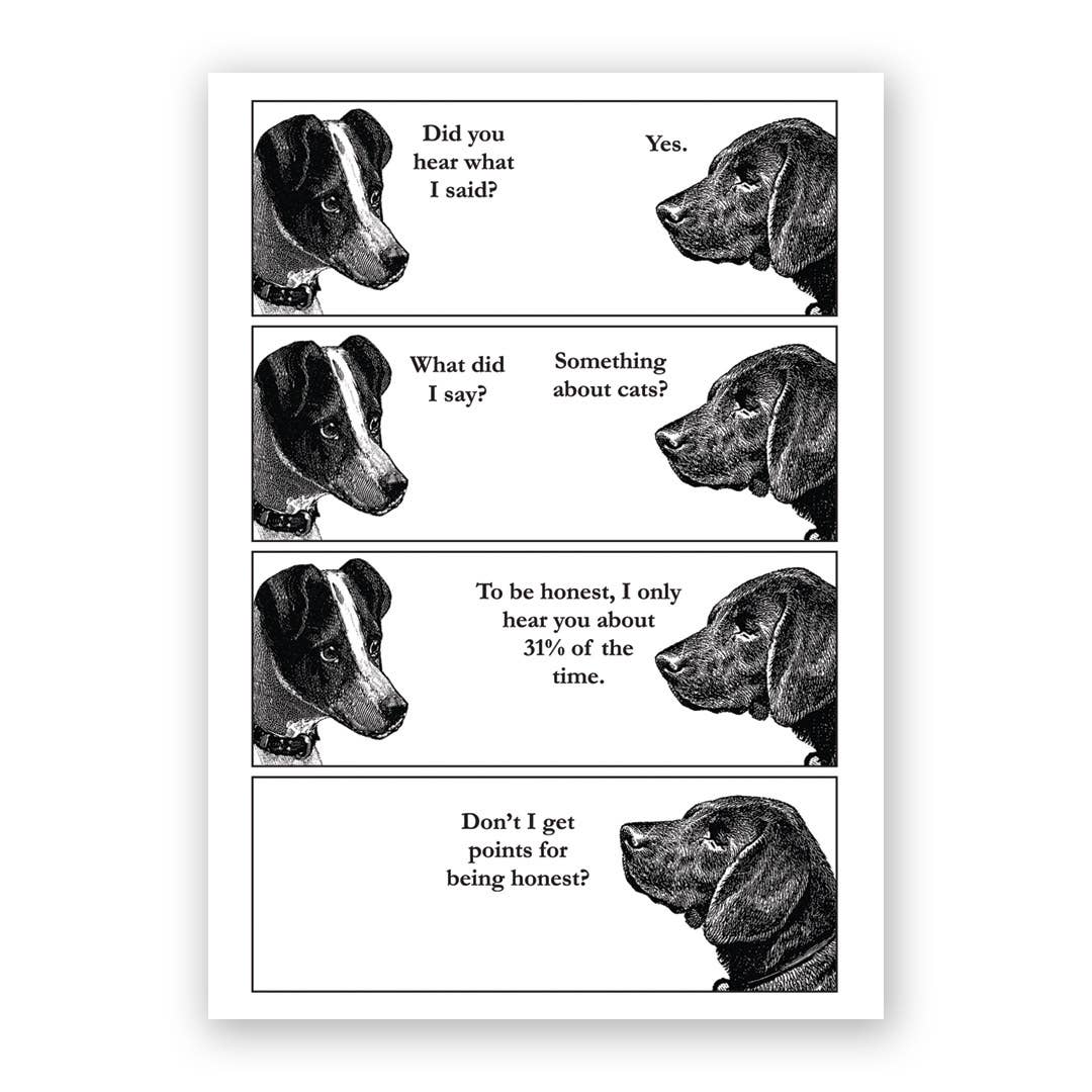 Listening Greeting Card