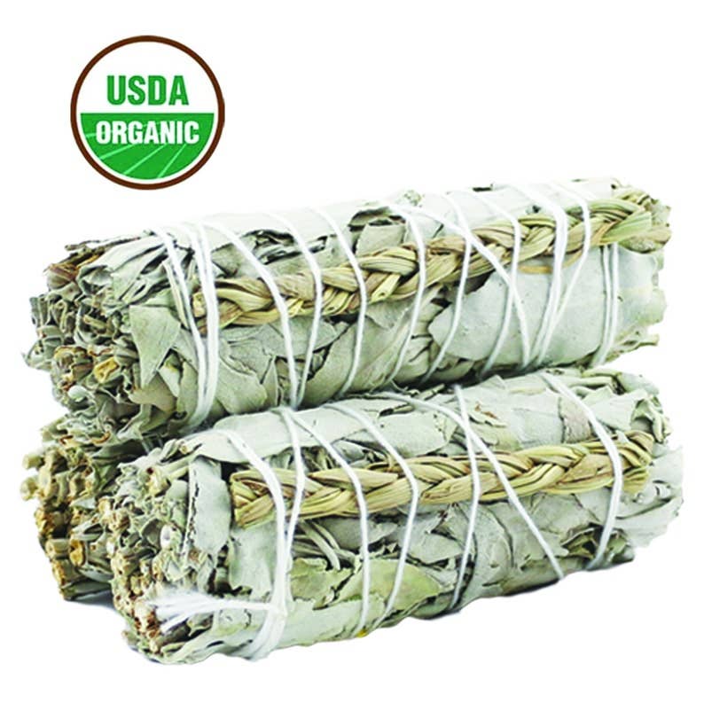 White Sage & Lemongrass Smudge Stick