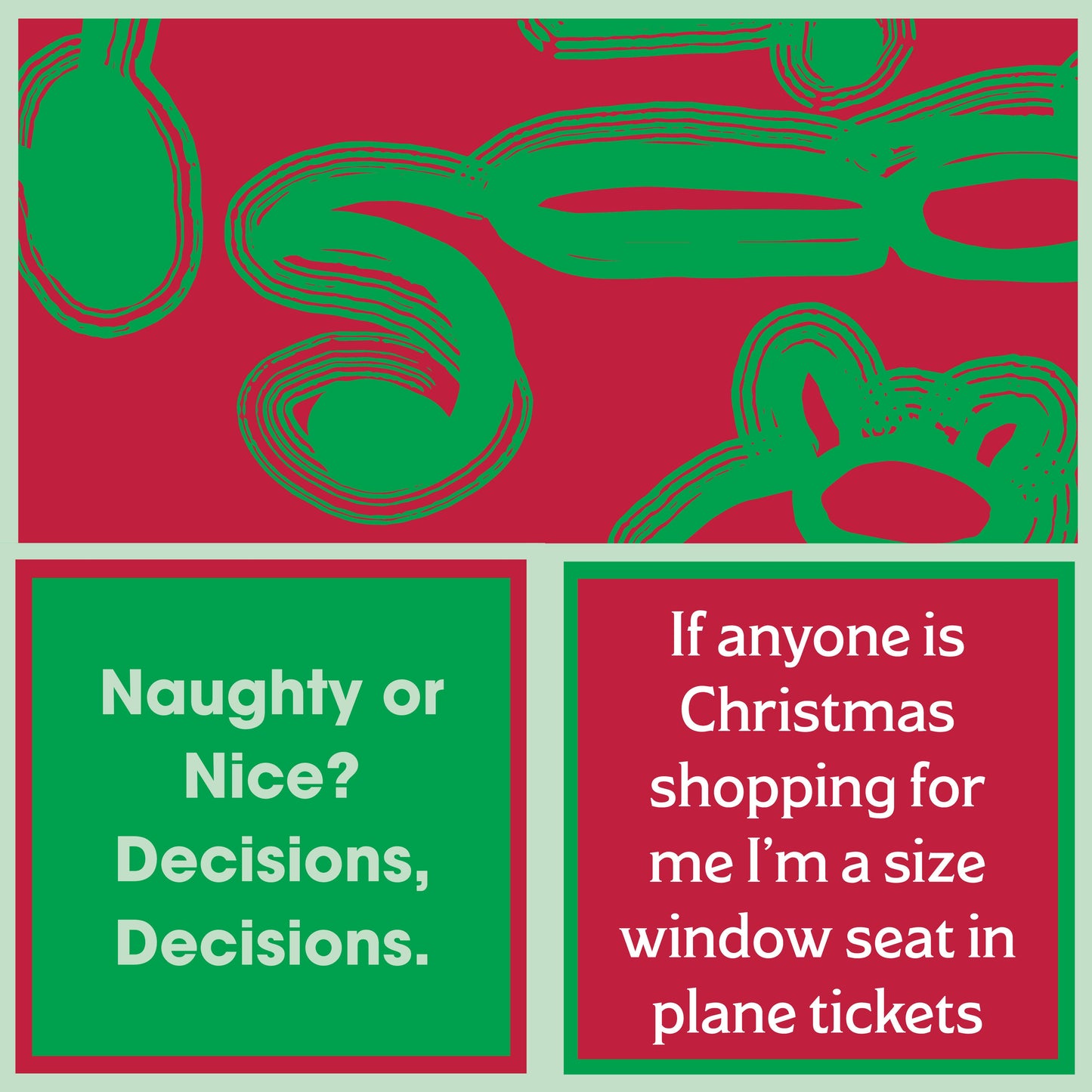 Window Seat Holiday Cocktail Napkins