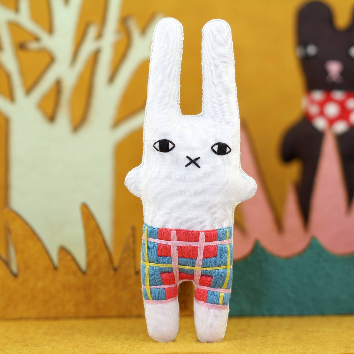 Rabbie Embroidery Kit