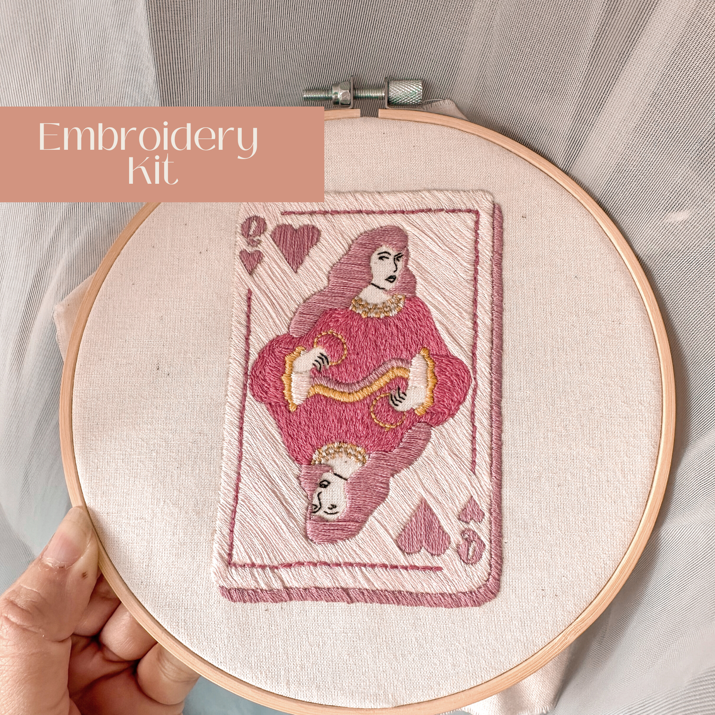 Queen of Hearts Intermediate Embroidery Kit