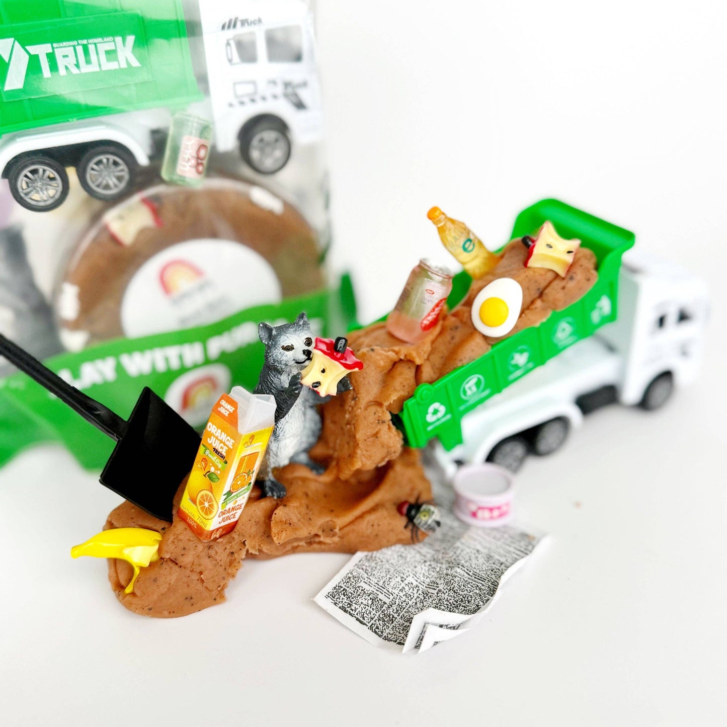 Garbage KidDough Sensory Play Kit | Root Beer Scented Sensory Dough