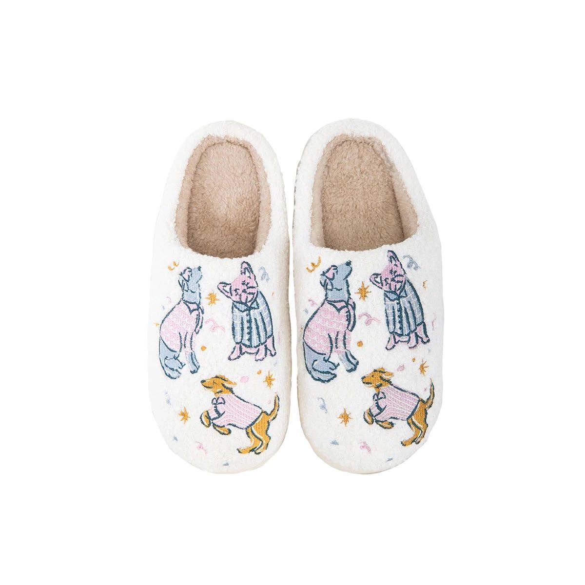 Posh Pets Fuzzy Sherpa Slippers – Cats & Dogs