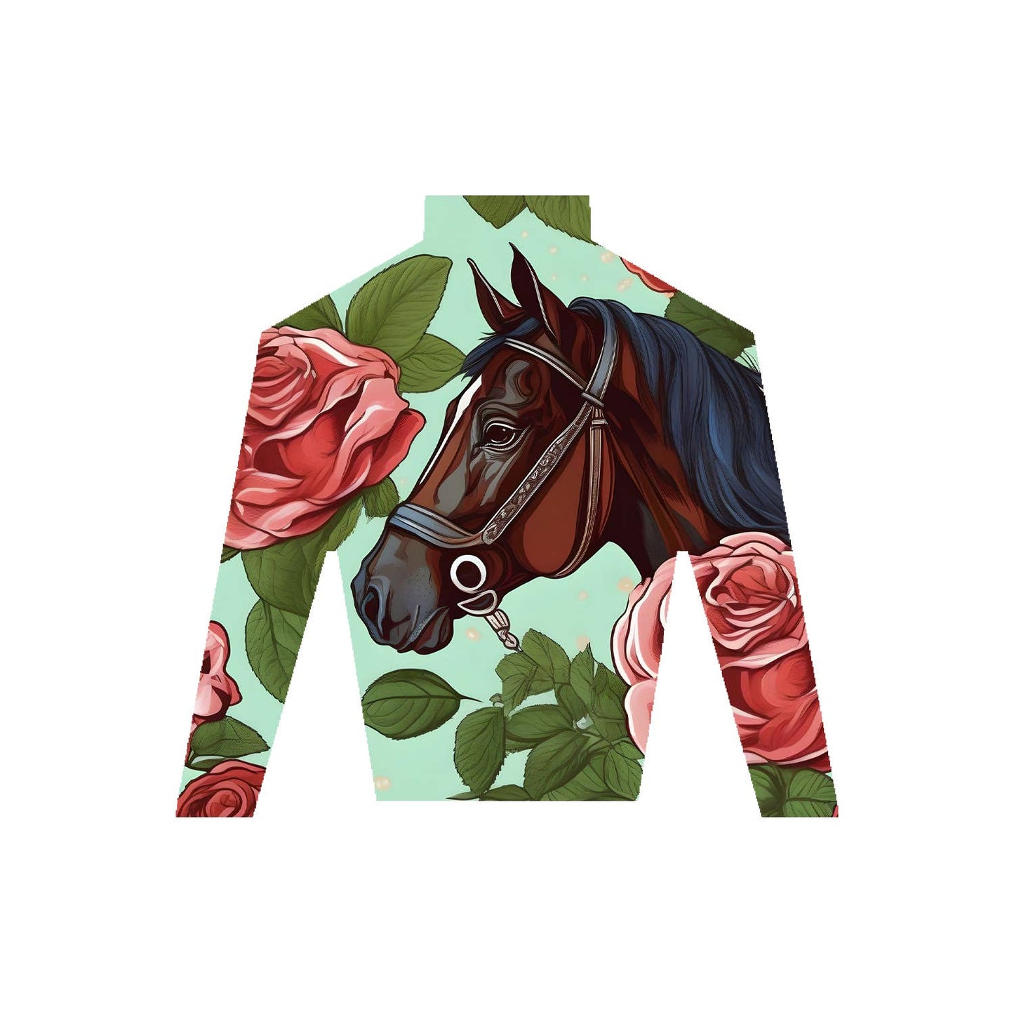 Derby Horse in Silks Wooden Magnet