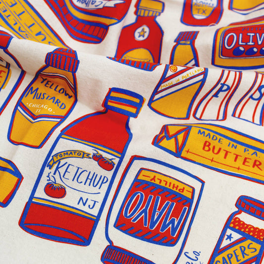Condiments Tea Towel
