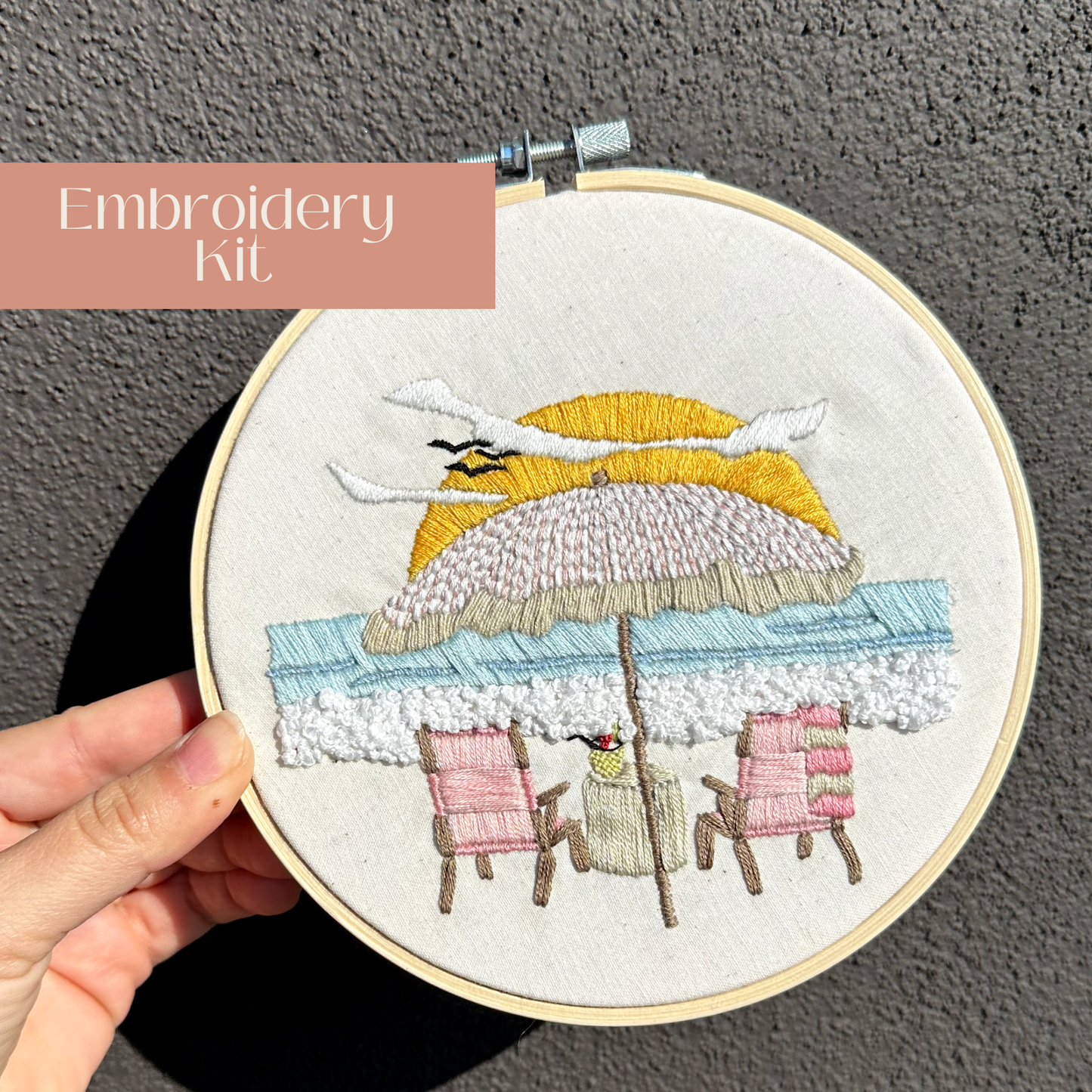 Summer Breeze Intermediate Embroidery Kit