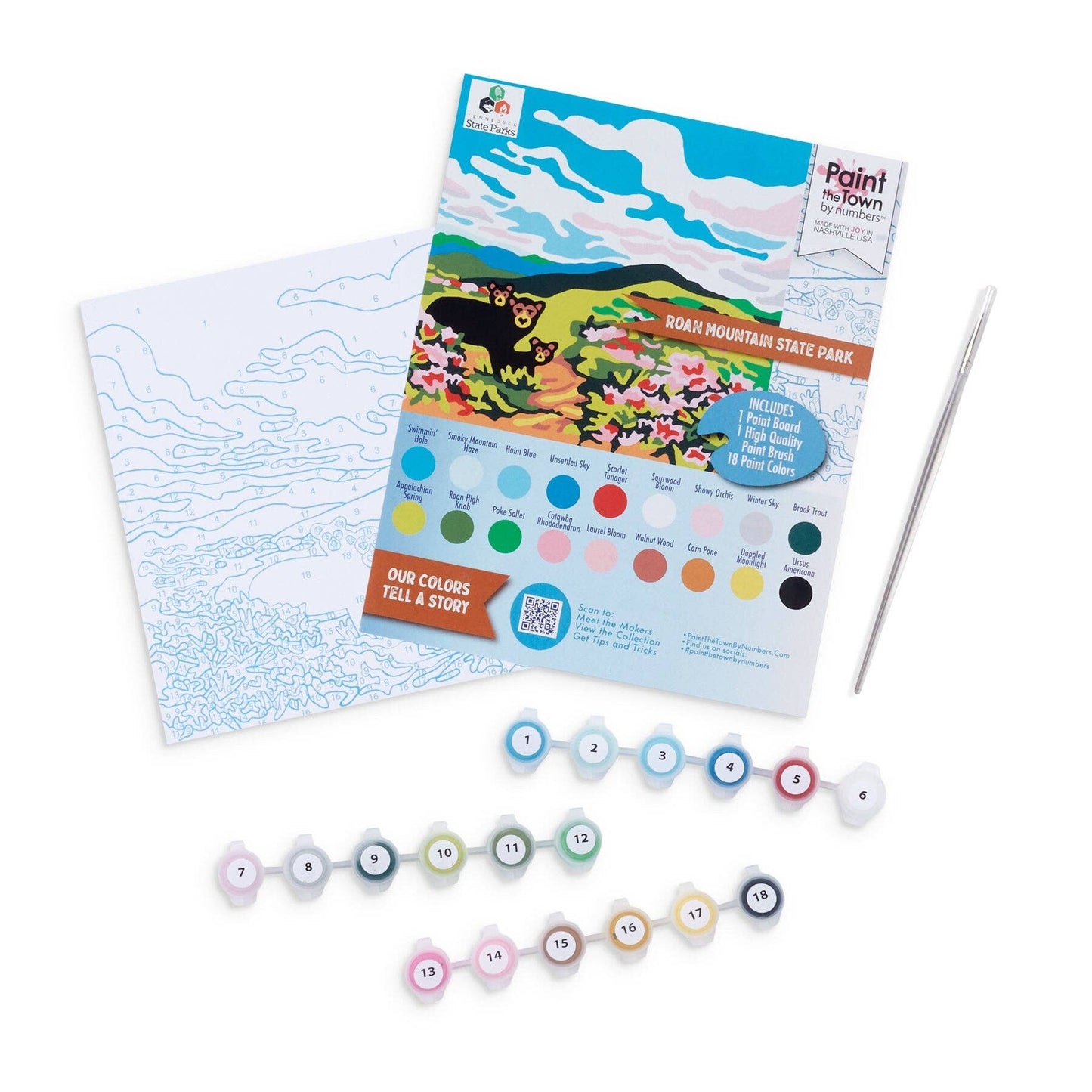 Smoky Mountains Paint by Number Kit