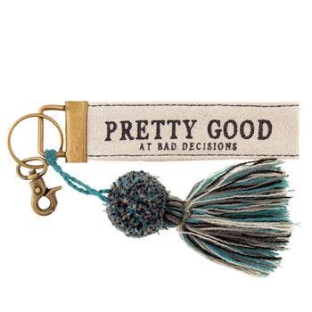 Pretty Good Canvas Key Chain