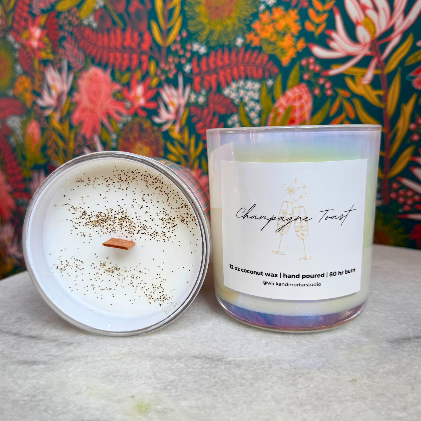 Champagne Toast Candle