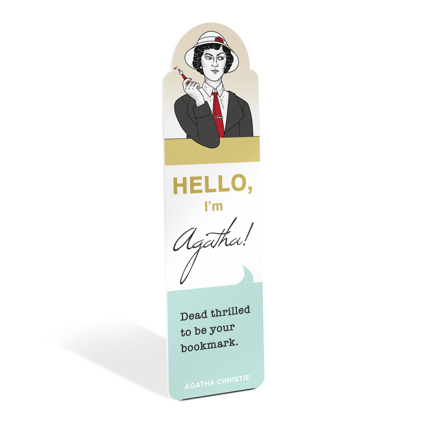 Hello, I’m Agatha! Literary Bookmark