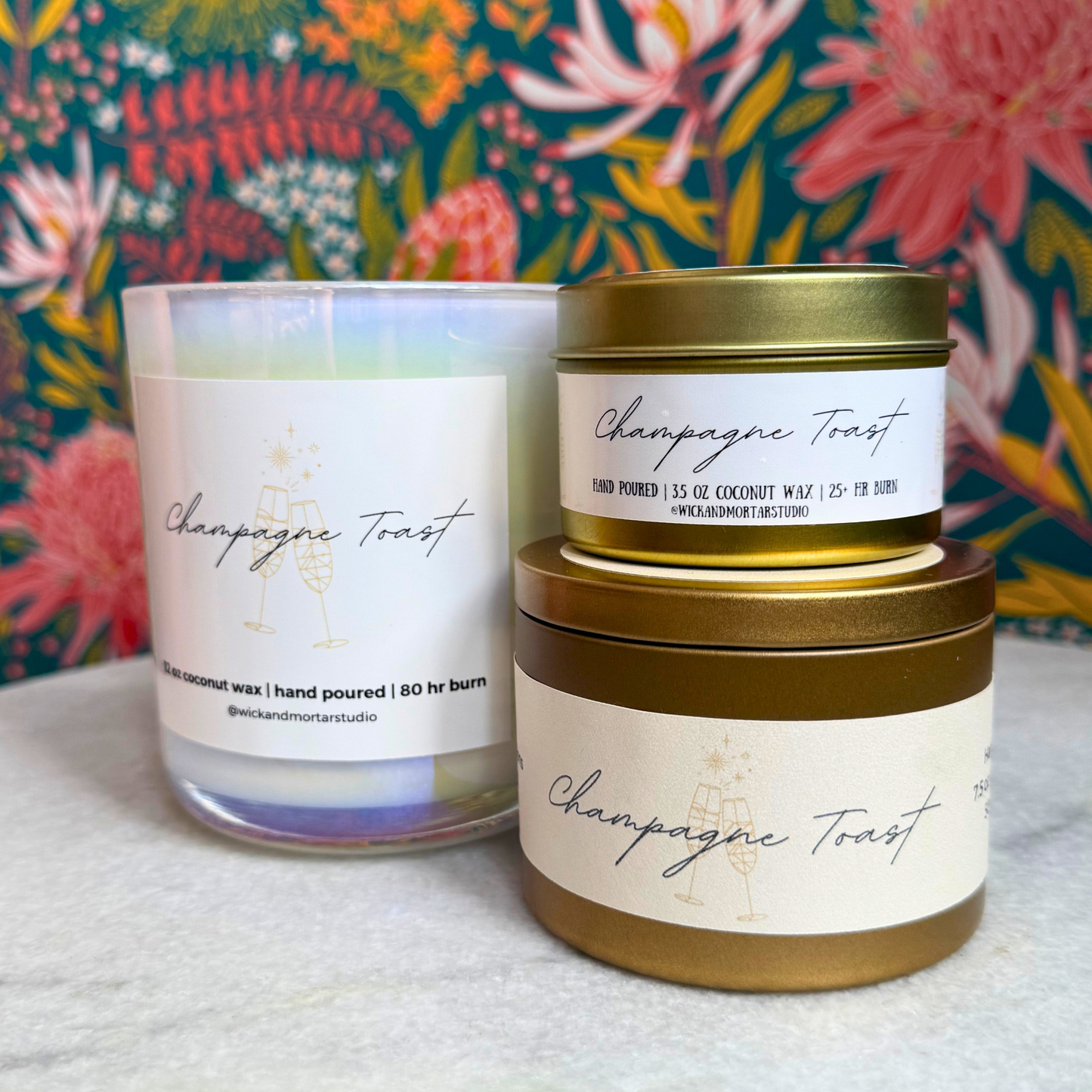 Champagne Toast Candle