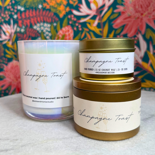 Champagne Toast Candle