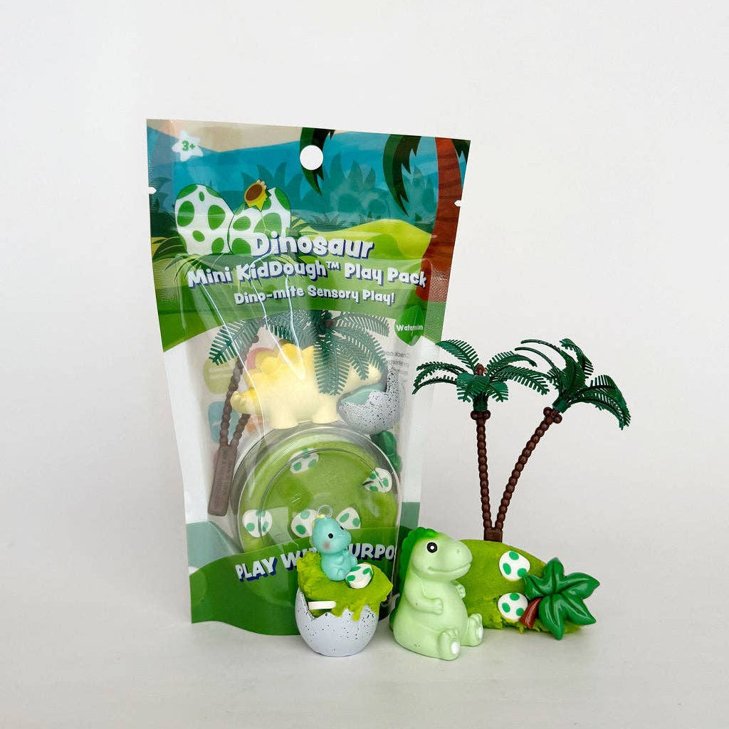 Dinosaur Mini KidDough Play Pack – Dinosaur Sensory Play Dough Kit