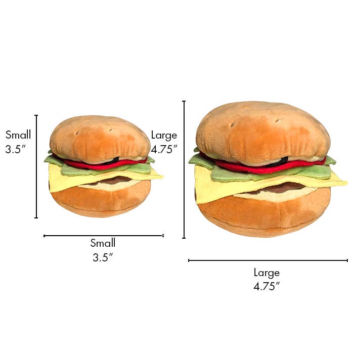 Hamburger Large Dog Toy