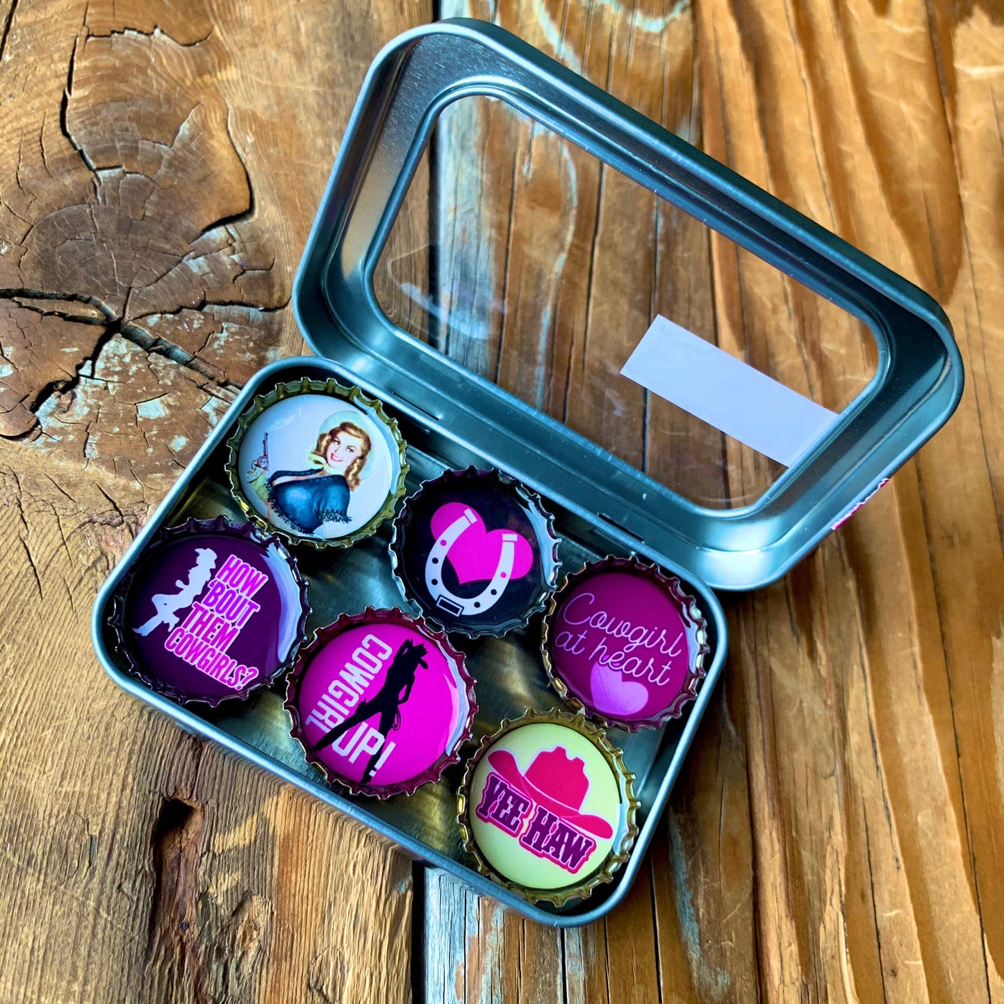 Cowgirl Magnet Set