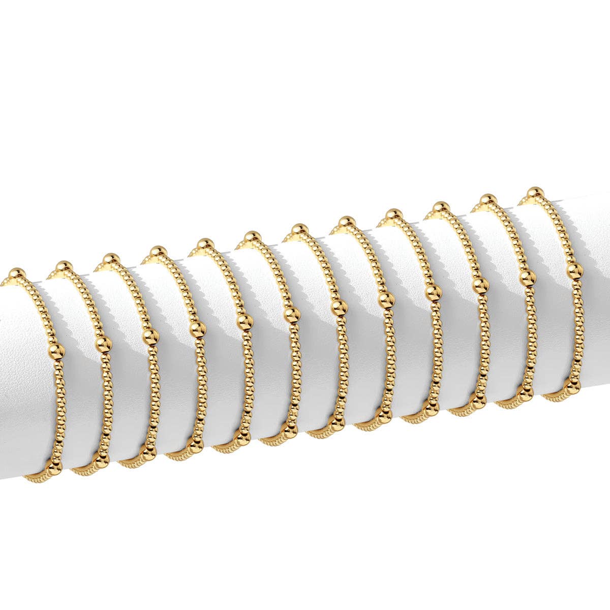 3mm & 5mm Bead Stretch Bracelet