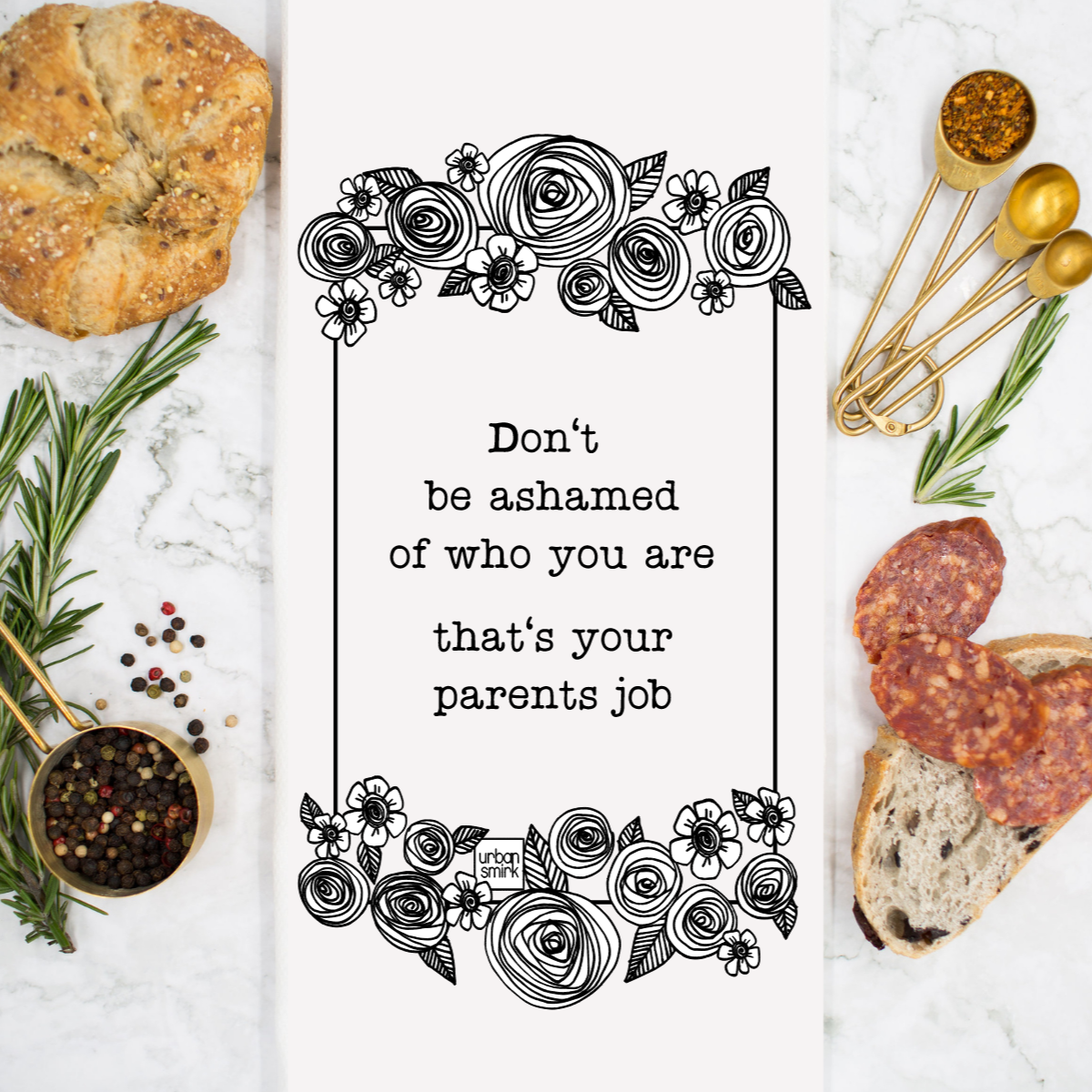 Parents Job Tea Towel