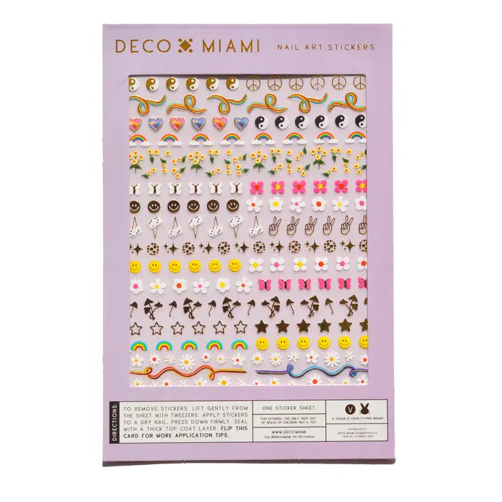 Stay Groovy Nail Art Stickers