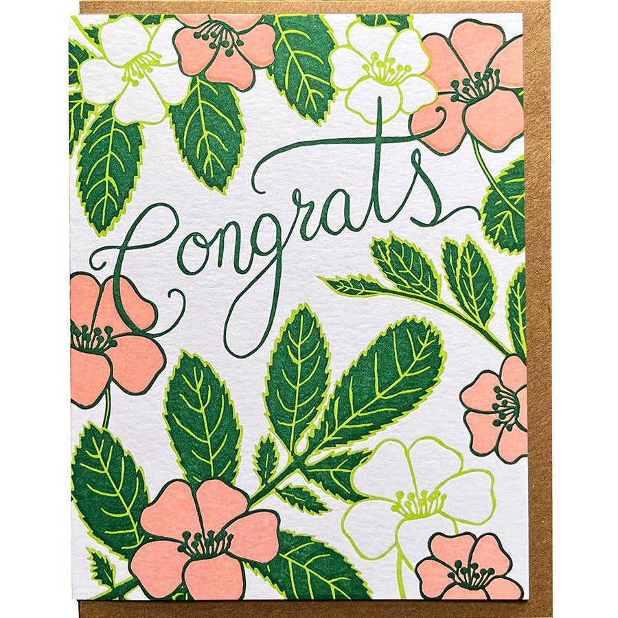 Congrats Flowers Card