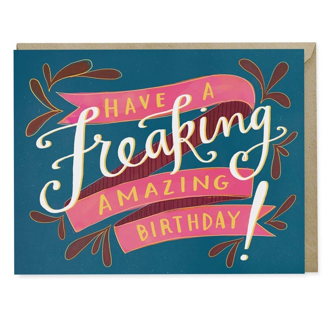Freaking Amazing Greeting Card