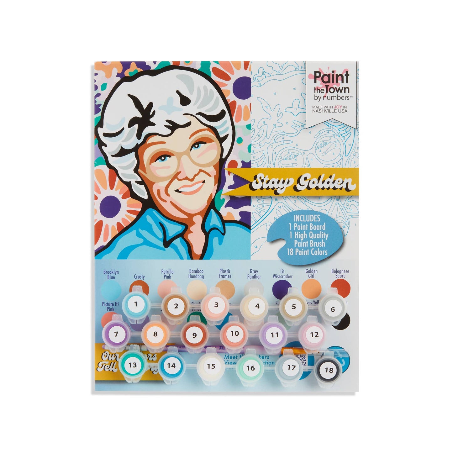 Golden Girls Ruth Paint by Numbers Kit