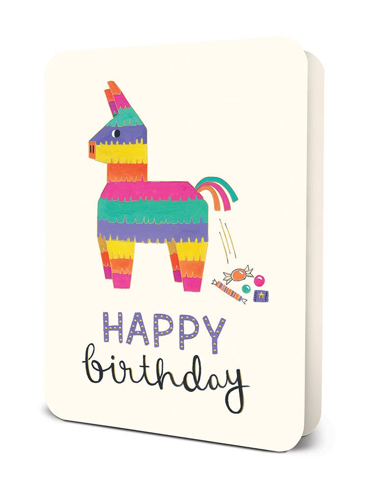 Pinata Deluxe Birthday Greeting Card