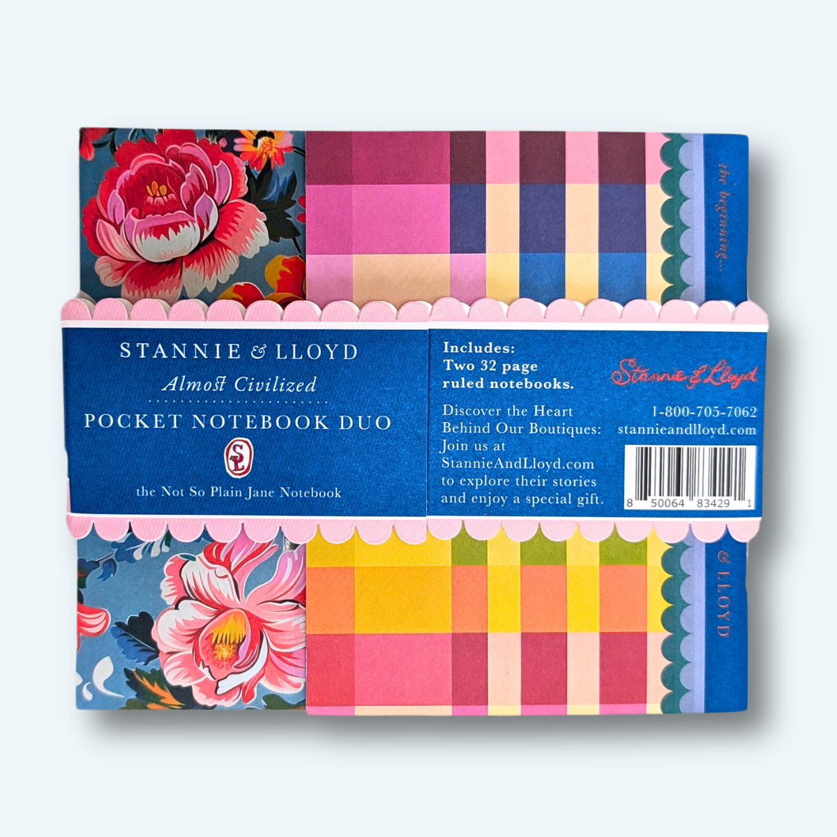 Pocket Notebook Duo - Modern Floral