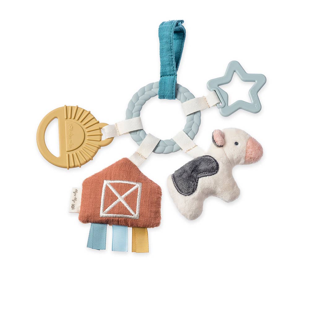 Bitzy Busy Ring™ Teething Activity Toy: Veggie