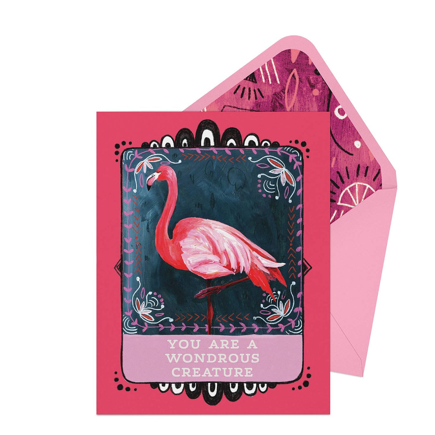 Flamingo Friendship Greeting Card