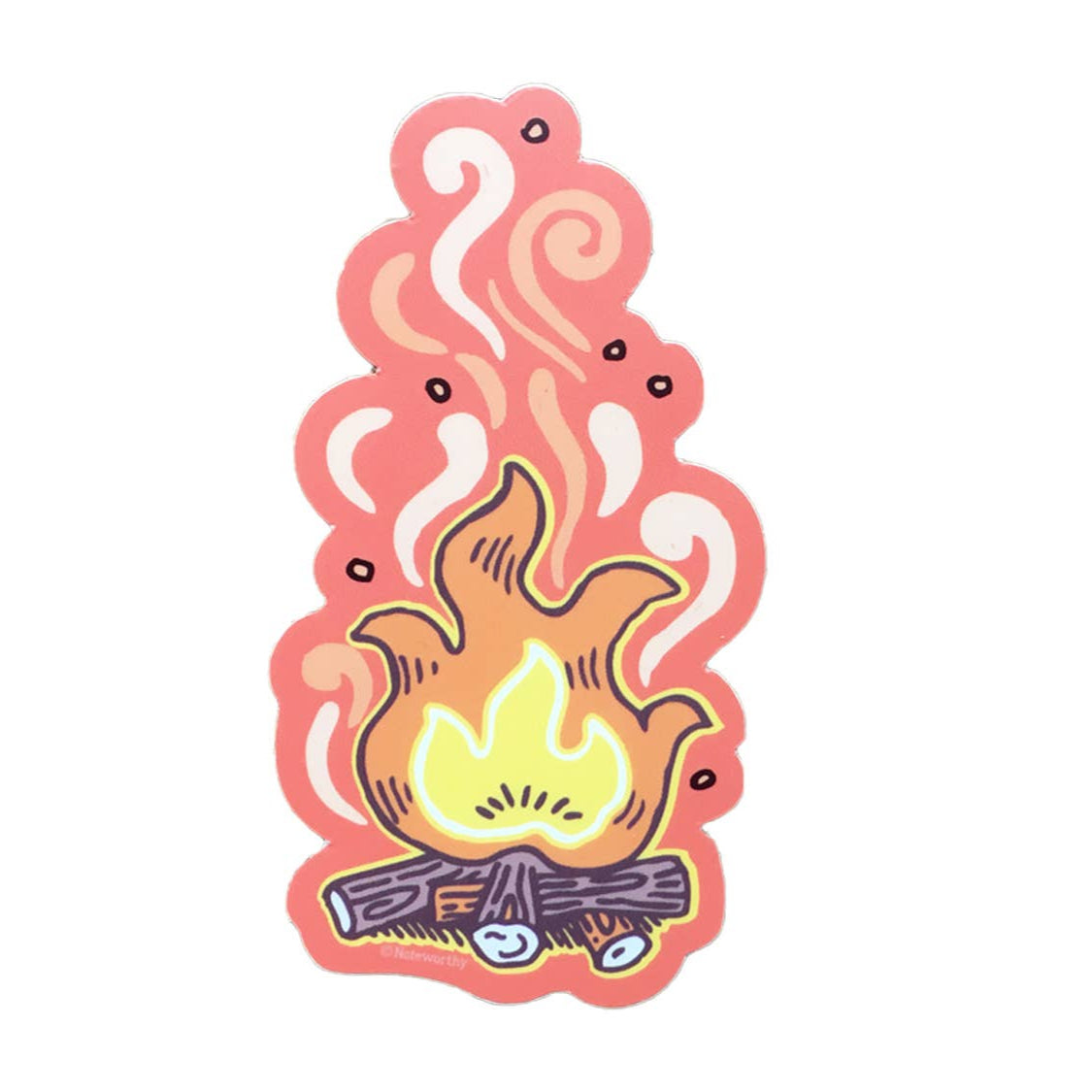 Campfire Sticker