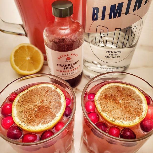 Cranberry Spice Organic Simple Syrup
