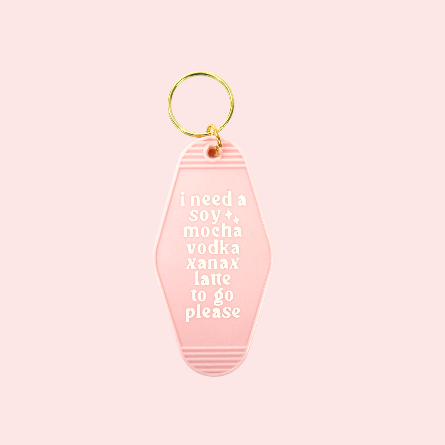 I Need A Vodka Latte Keychain