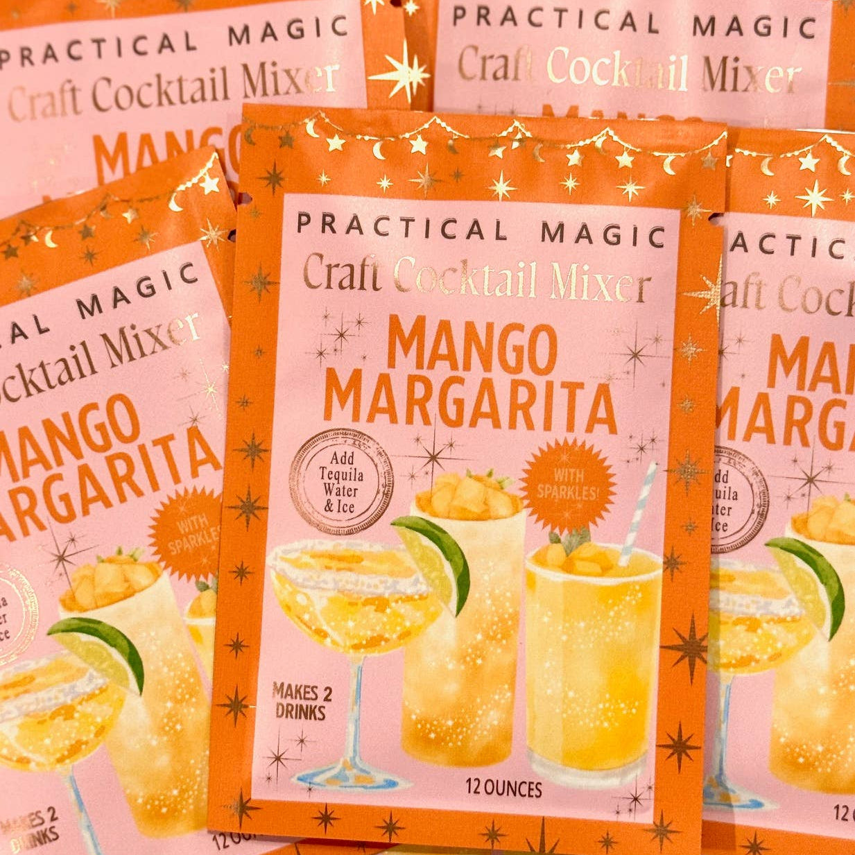 Mango Margarita Mix Packet | Single-Serve Cocktail & Mocktail Mixer