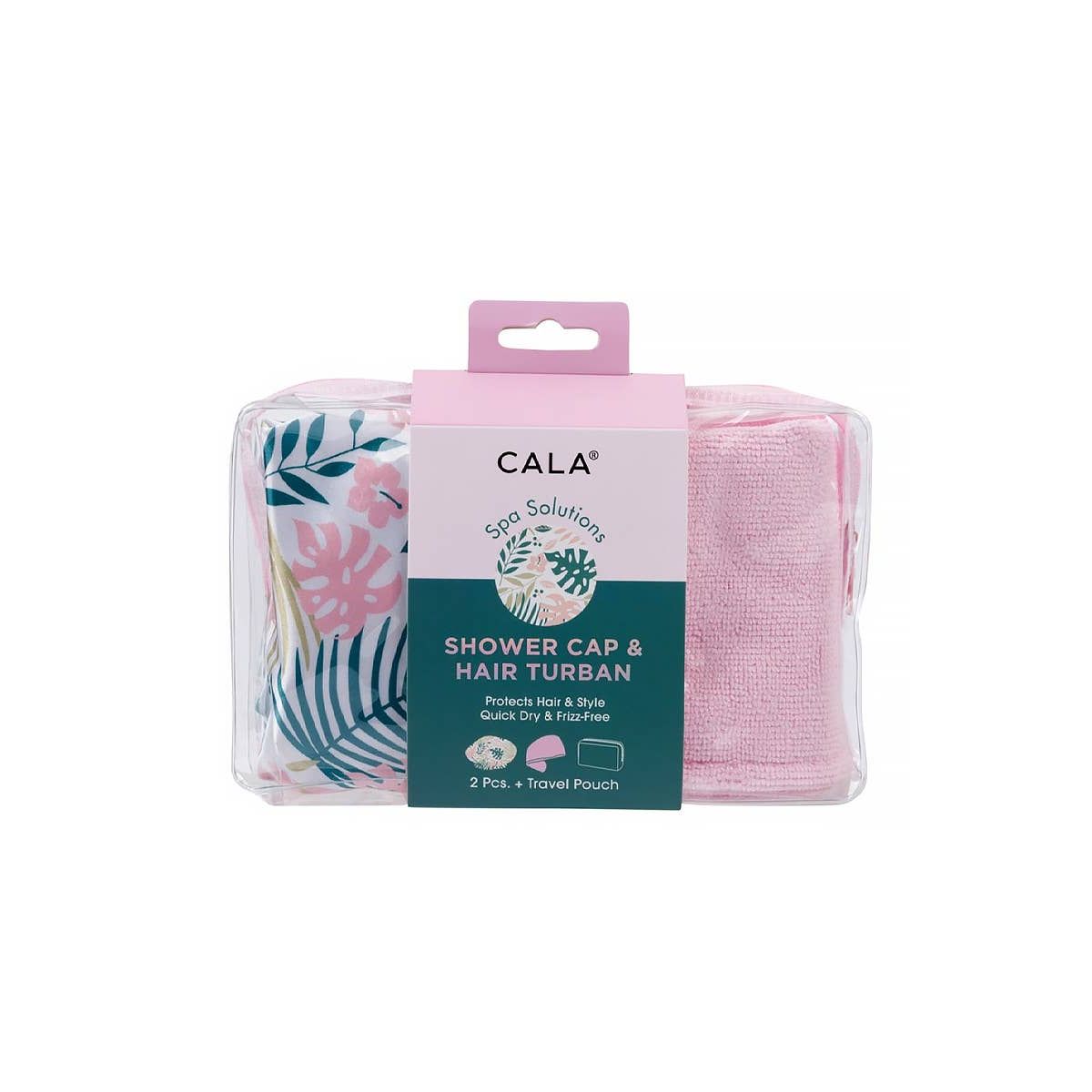 Palms Shower Cap & Hair Turban Set