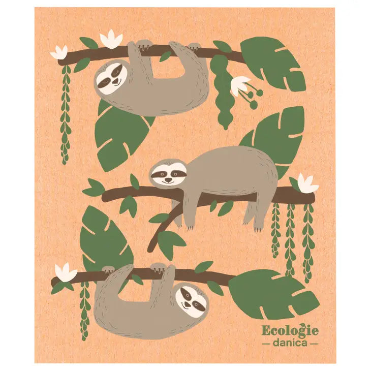 Sybil Sloth Swedish Dishcloth