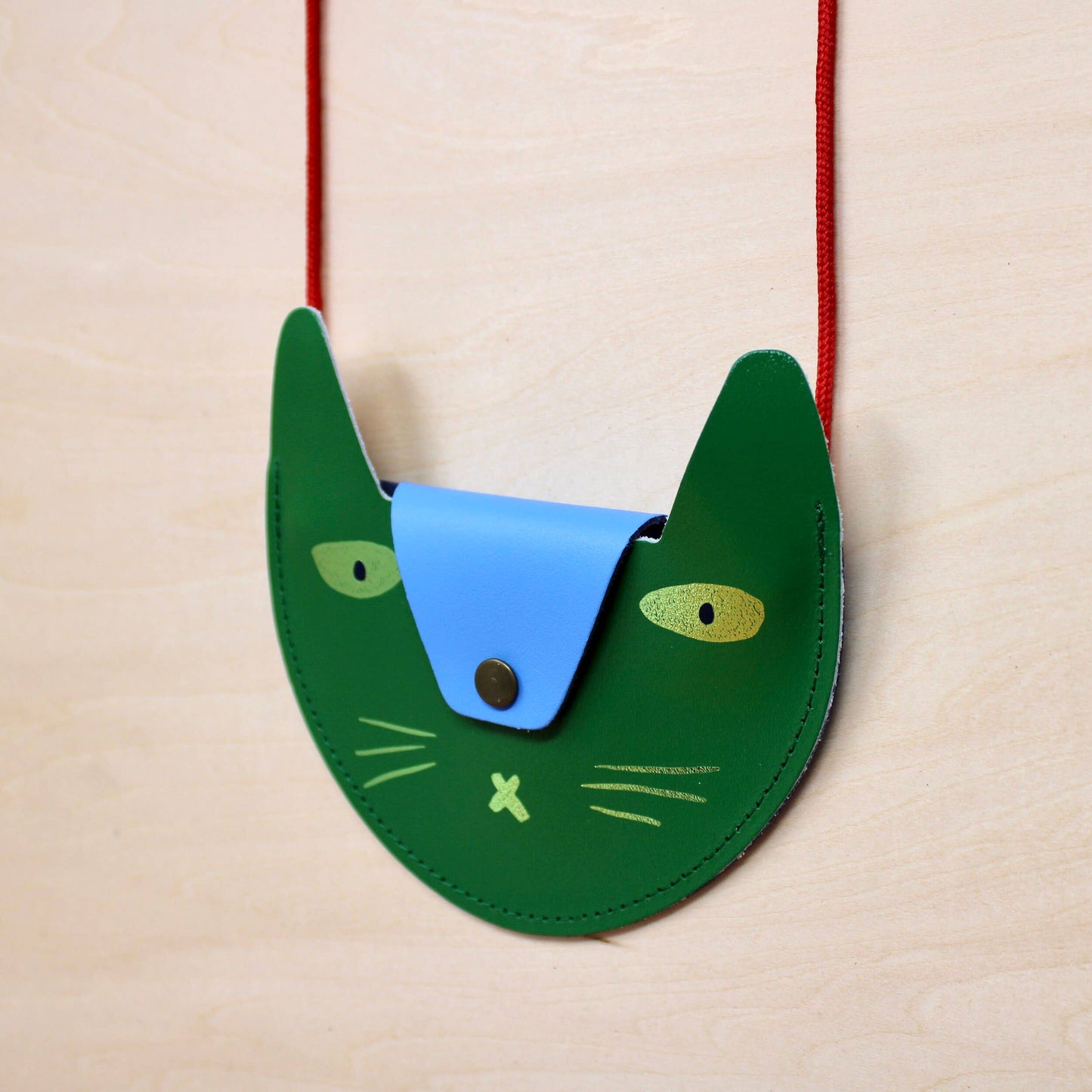 Green Cat Coin Purse
