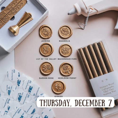 Sip & Seal | Wax Seals “Crafty" Cocktail Hour | Thursday, December 7 | 6pm