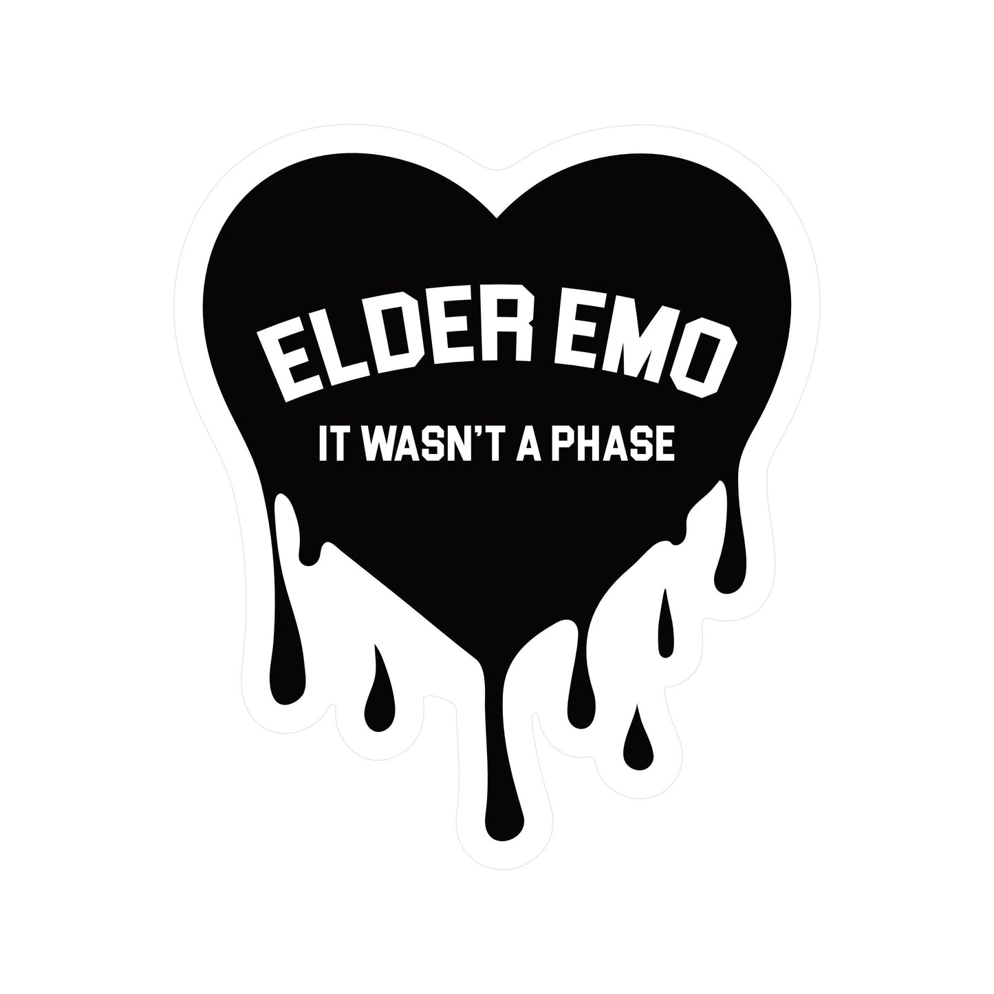 Elder Emo Sticker